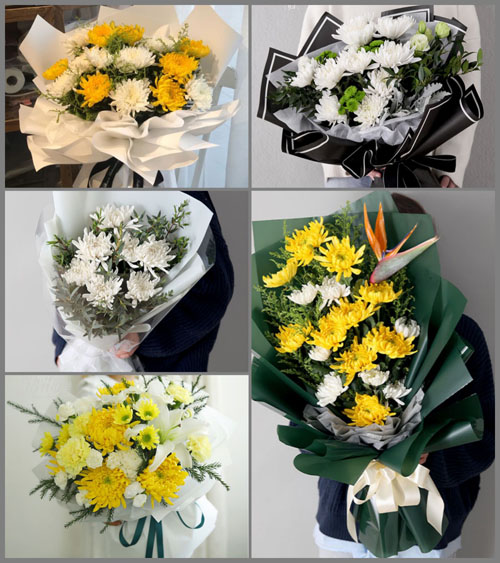 广东湛江市廉江市青平镇那么角村白事花束代送